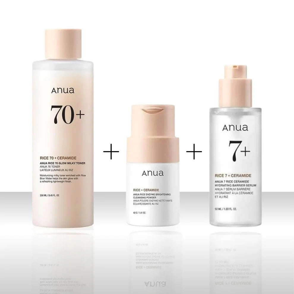 Anua Ceramide and Rice Hydrating and Strengthening Set
