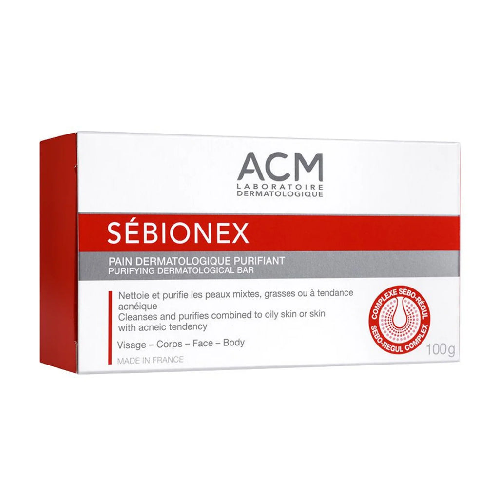 ACM Sebionex cleansing and soothing bar for skin - 100gm