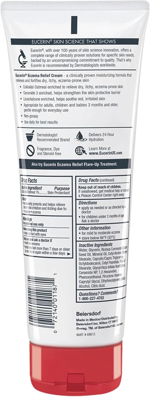 Eucerin Eczema Relief Body Cream, Fragrance-Free - 226g