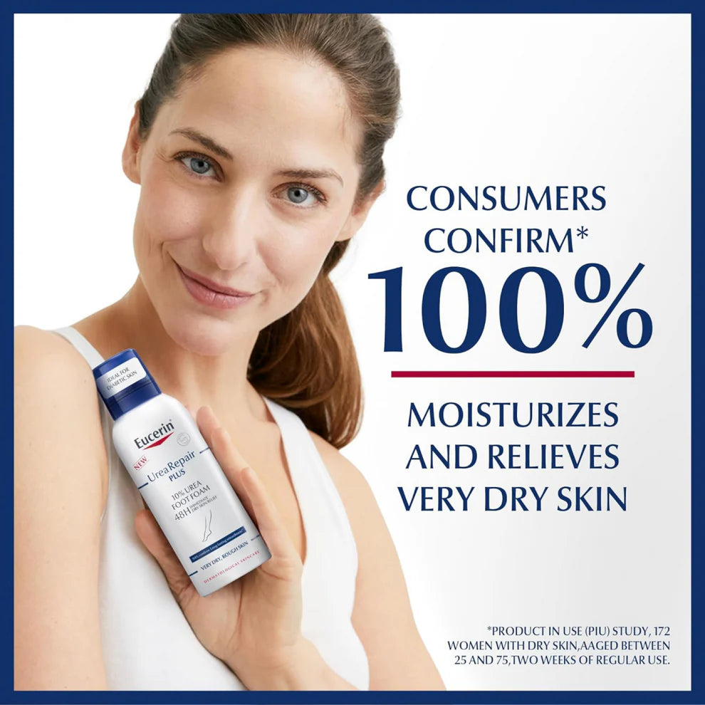 Eucerin UreaRepair PLUS 10% Urea Foot Foam - 150ml