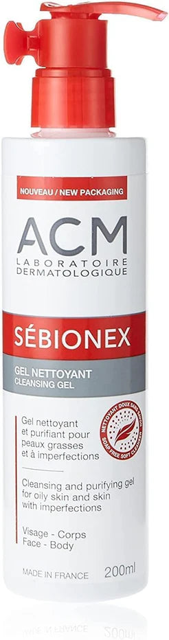 جل منظف للبشرة الدهنية والمعرضة للشوائب من ايه سي ام - 200مل