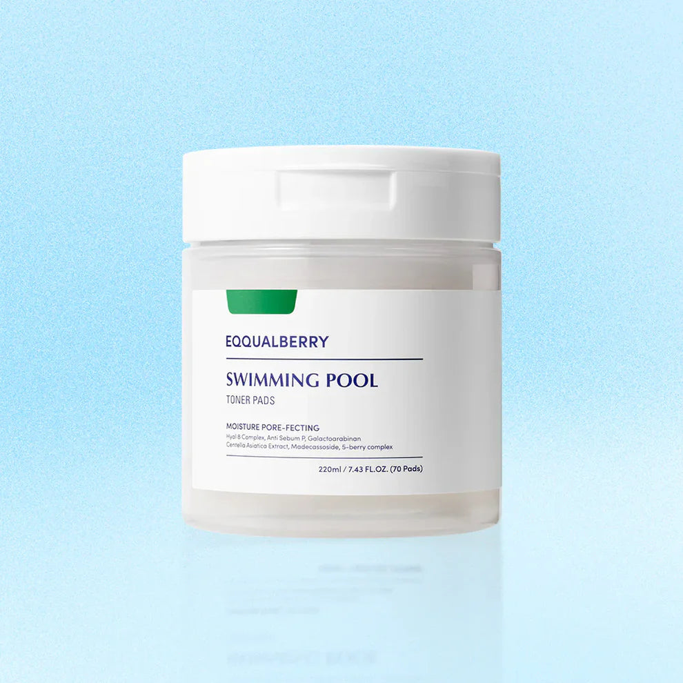 Swiming Pool Toner Peeling & Moisture Pads from Equalberry - 70 pcs