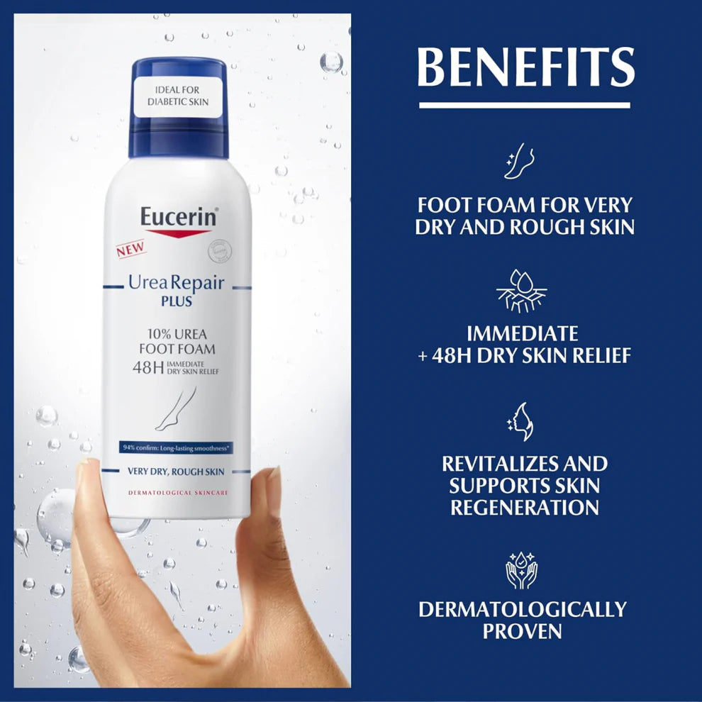 Eucerin UreaRepair PLUS 10% Urea Foot Foam - 150ml