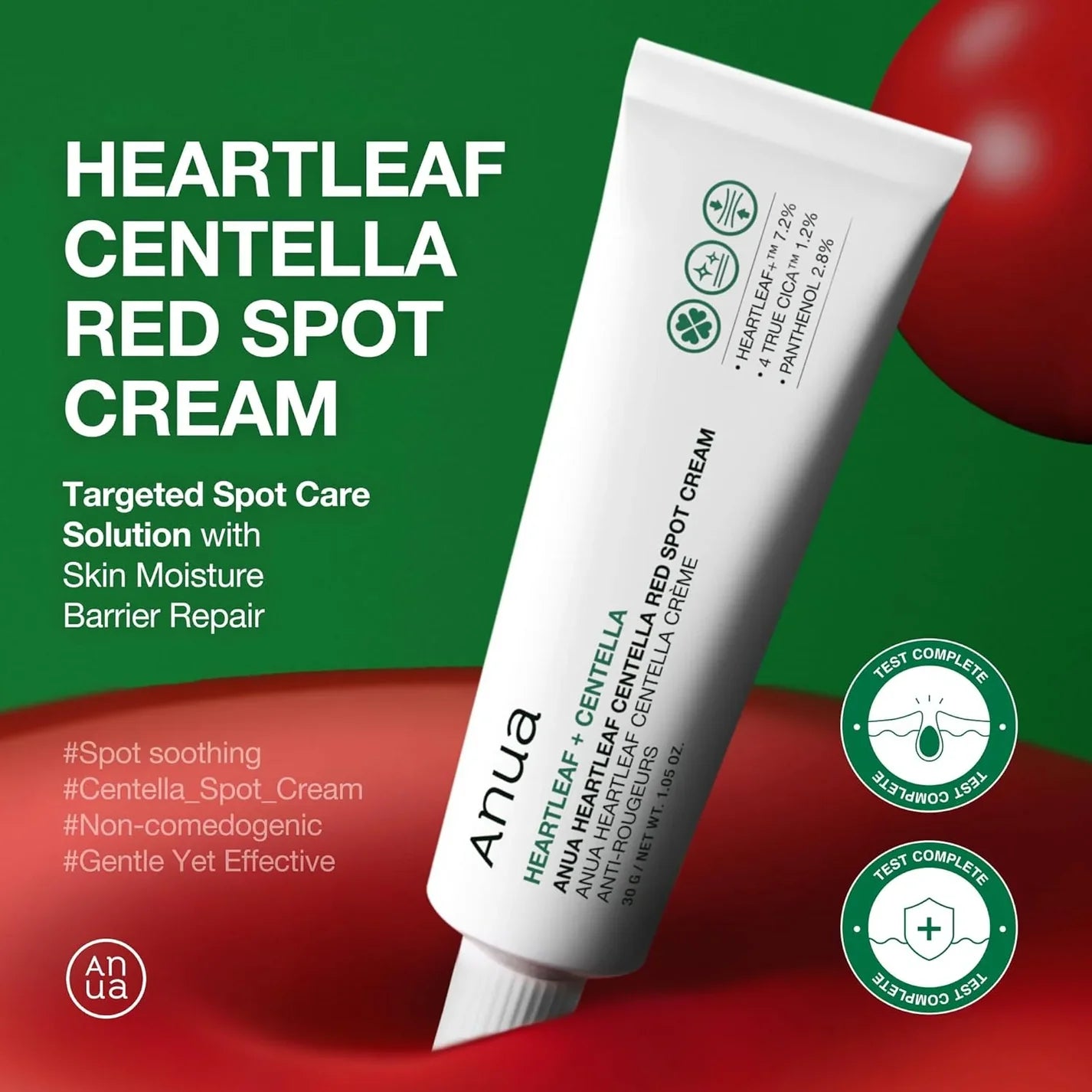 ANUA Heartleaf Centella Soothing Cream – 30g