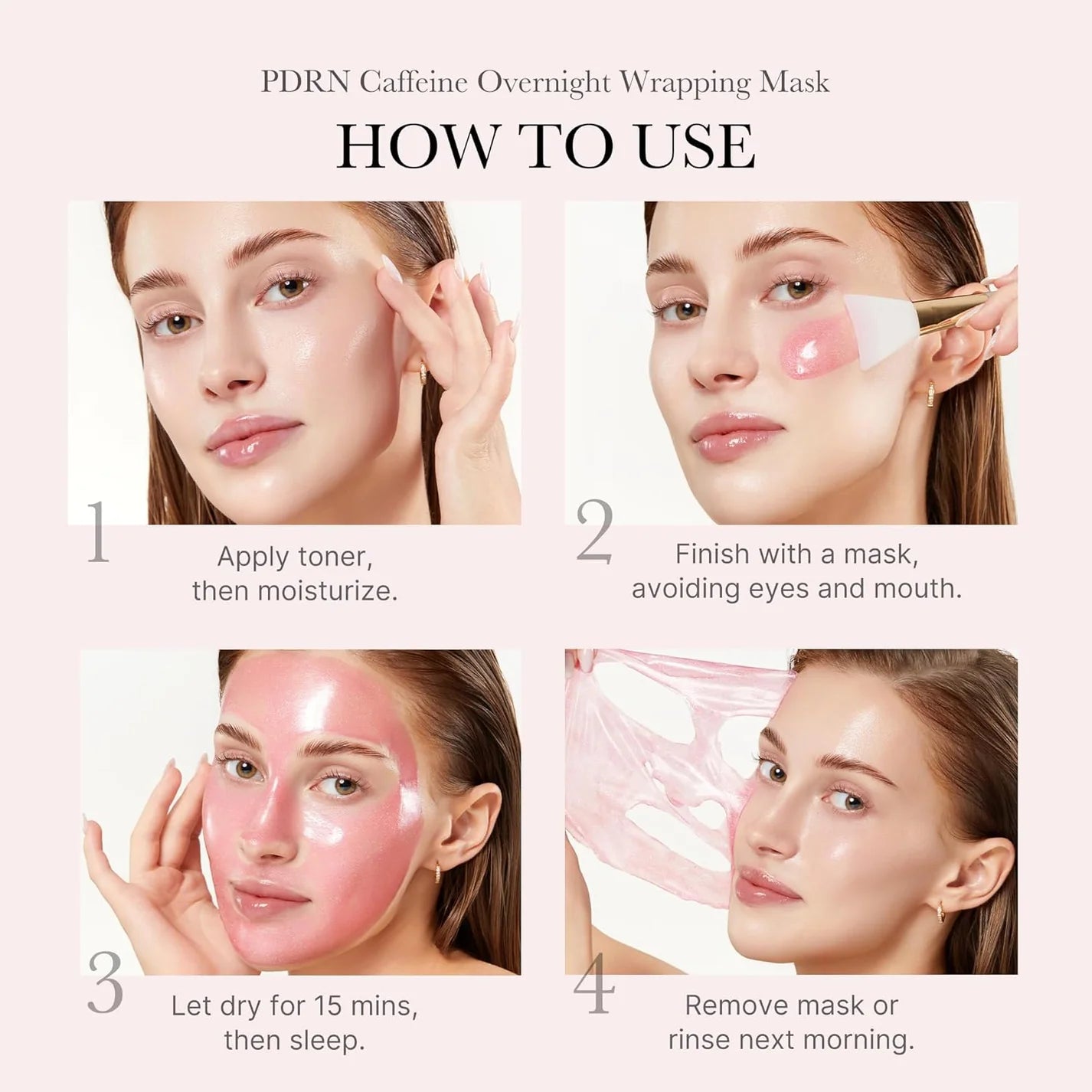 Medicube Pink Night Mask With Caffeine & PDRN Skincare - 75ml