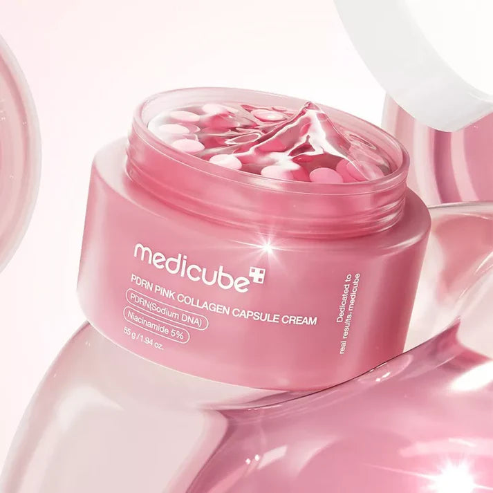 REAM MEDICUBE Collagen Pink PDRN Skin Care Capsules - 55g