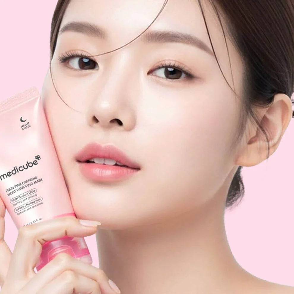 Medicube Pink Night Mask With Caffeine & PDRN Skincare - 75ml