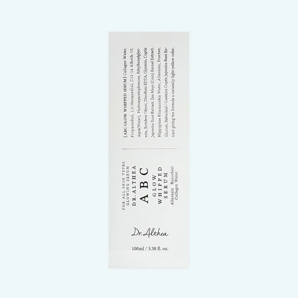 Dr. Althea ABC Glow Whipped Hydrating & Brightening Serum - 100ml