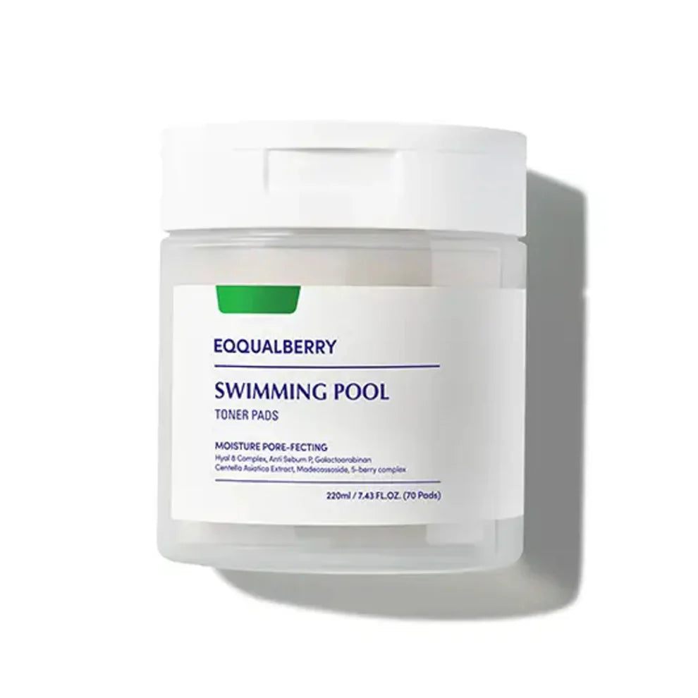 Swiming Pool Toner Peeling & Moisture Pads from Equalberry - 70 pcs