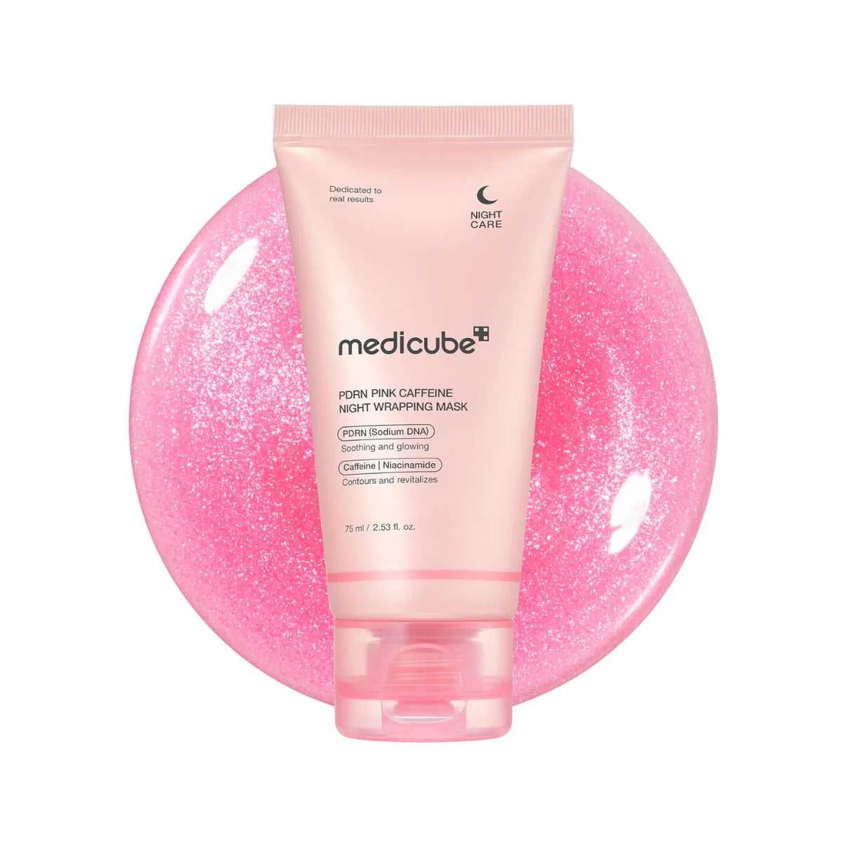 Medicube Pink Night Mask With Caffeine & PDRN Skincare - 75ml