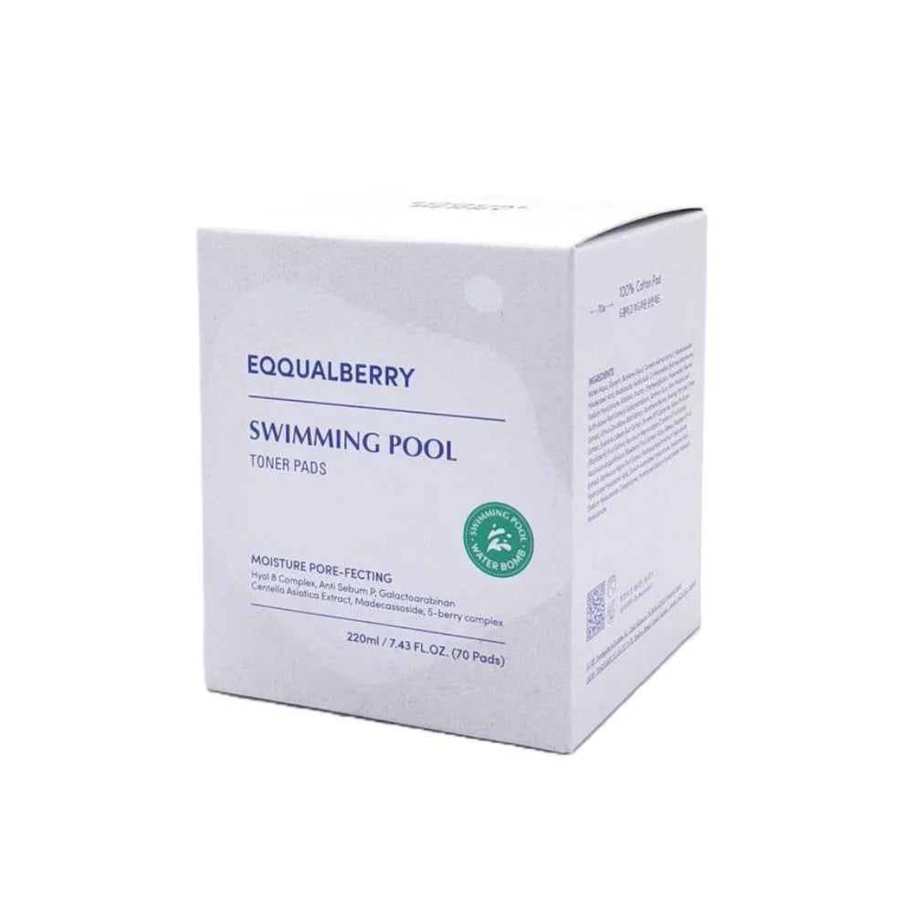 Swiming Pool Toner Peeling & Moisture Pads from Equalberry - 70 pcs