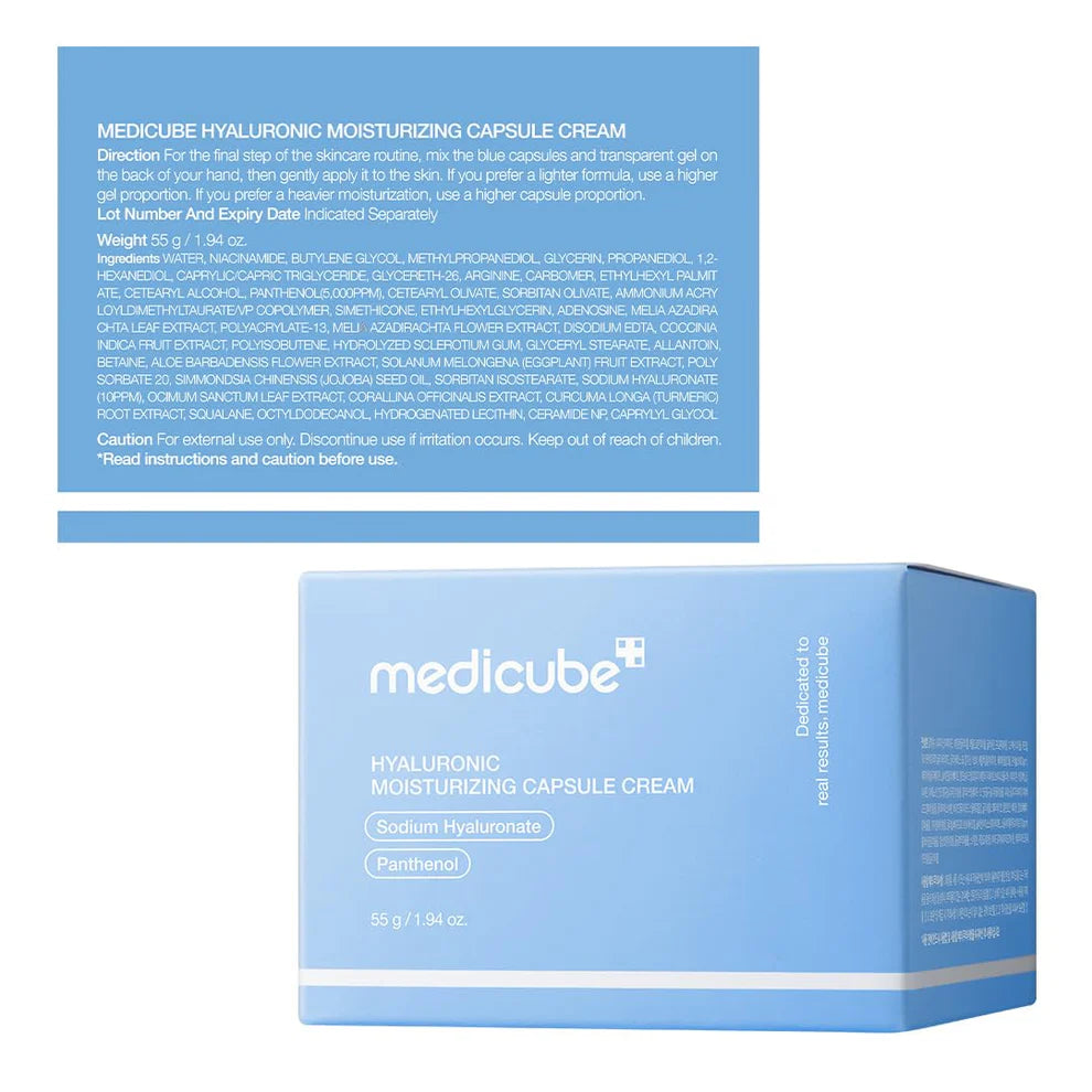 Medicube Hyaluronic Acid Hydration Capsule Cream – 55g