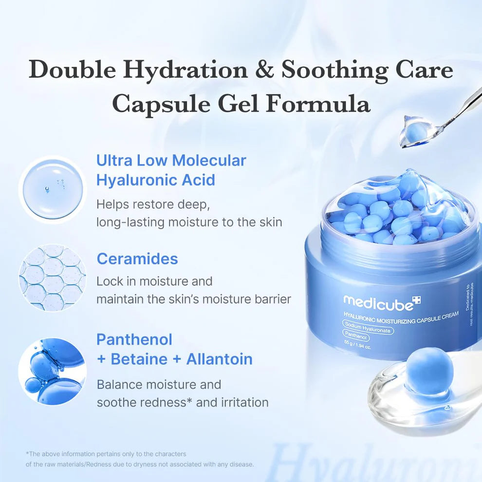 Medicube Hyaluronic Acid Hydration Capsule Cream – 55g
