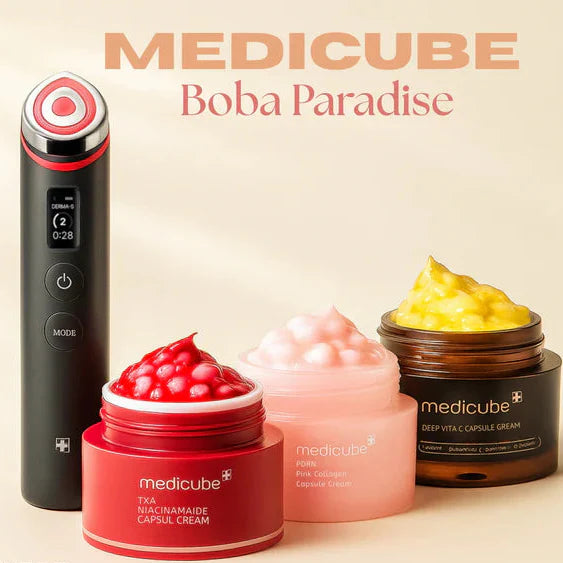 Medicube Booster Pro + 3 Cream Capsules (Combo)