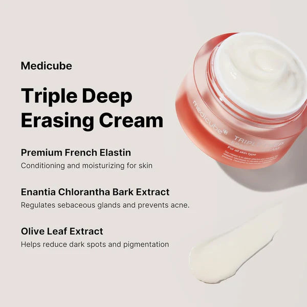 Medicube Triple Collagen Cream with Hyaluronic Acid for Hydration and Firming
