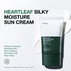 Anua هارتليف سيلكي مرطب وواقي شمس SPF50 – 50 مل