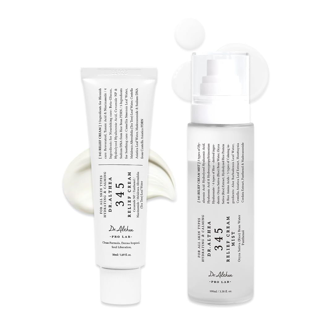 Dr Althea 345 Cream and Mist - Hydrating and Soothing Set