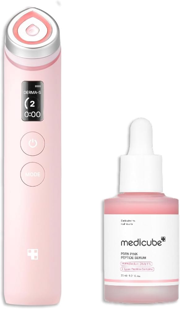 ميديكيوب طقم البشرة الزجاجية – Age-R Booster Pro Pink