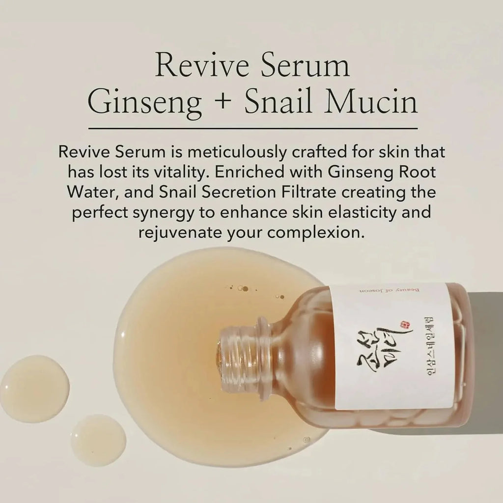 Beauty of Joseon Serum: Ginseng + Snail Mucin (30ml)