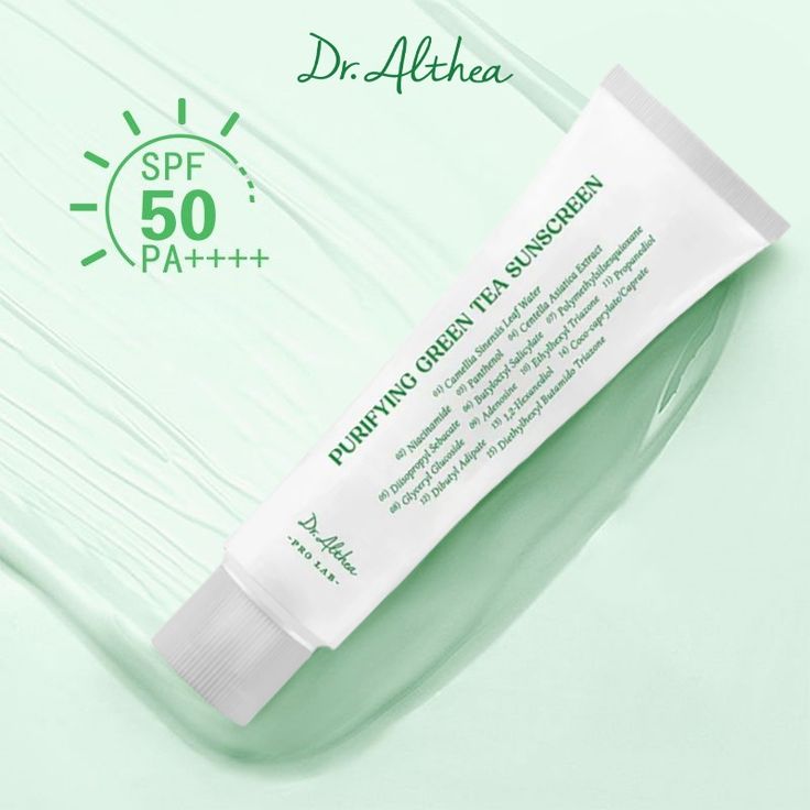 Dr. Althea Purifying Green Tea Sunscreen SPF50+ PA++++ - 50ml