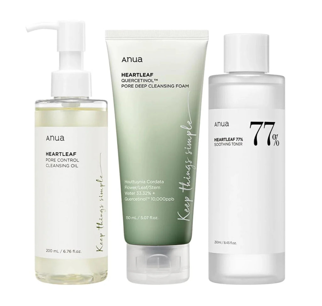 ANUA Skincare Cleansing & Hydrating Set