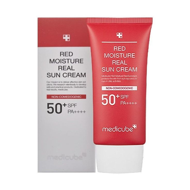 Medicube Red Moisture Real Sunscreen SPF50+ PA++++ 50ml - Ultimate Hydration and Skin Protection