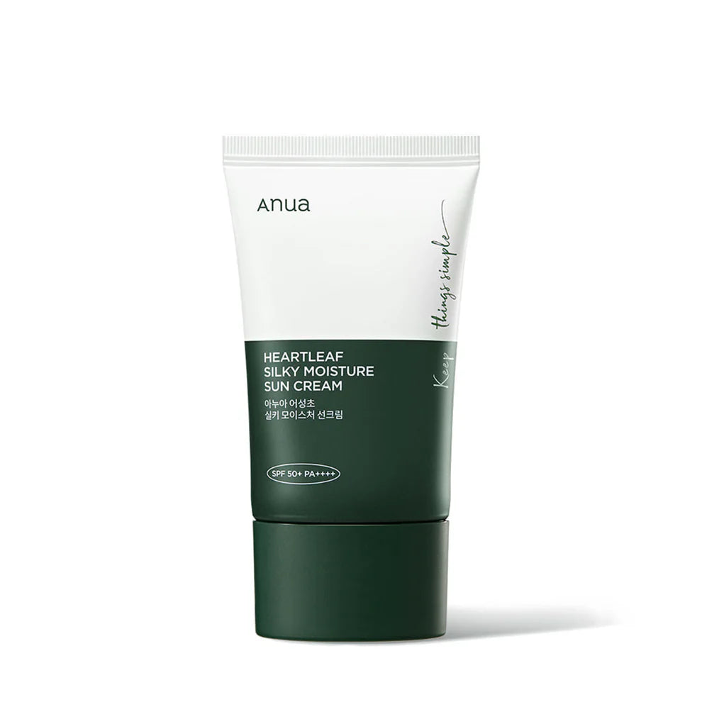ANUA Heartleaf Silky Moisture Sun Cream - 50ml