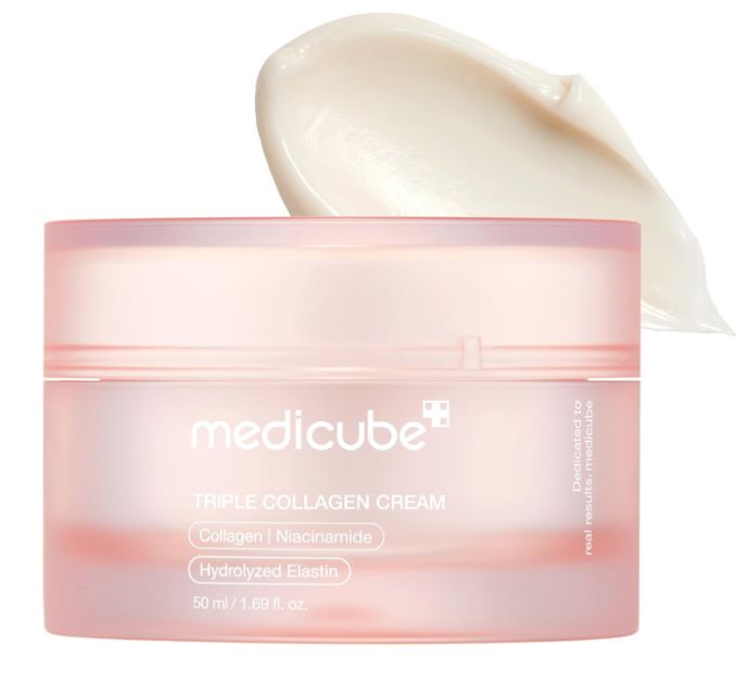 Medicube Triple Collagen Cream with Hyaluronic Acid for Hydration and Firming