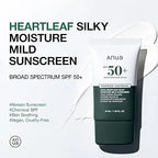 Anua هارتليف سيلكي مرطب وواقي شمس SPF50 – 50 مل