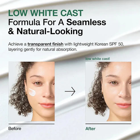 Anua هارتليف سيلكي مرطب وواقي شمس SPF50 – 50 مل